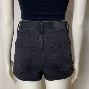Black LEVI’S High Waisted Shorts